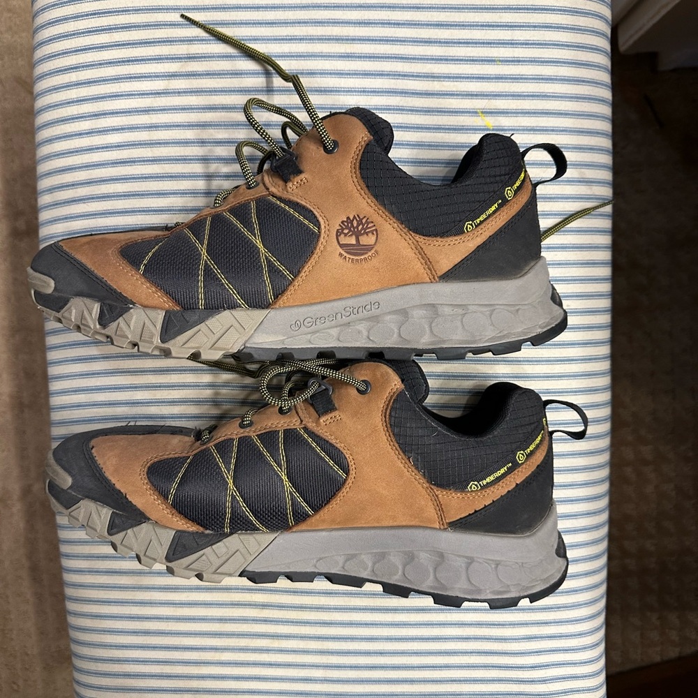 Timberland Tan and Black Outdoor Sneakers